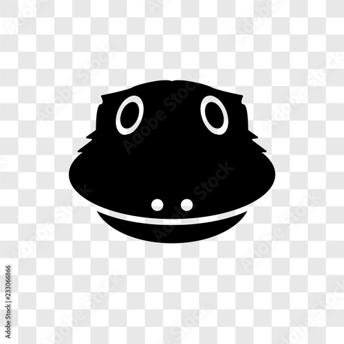 Platypus vector icon isolated on transparent background, Platypus transparency logo design