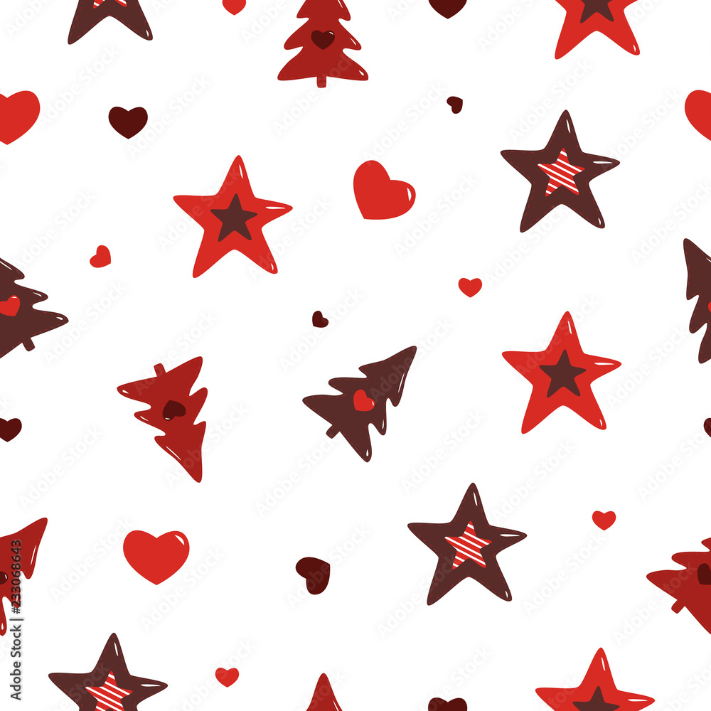 Merrry Christmas pattern stars Merrry Christmas pattern stars