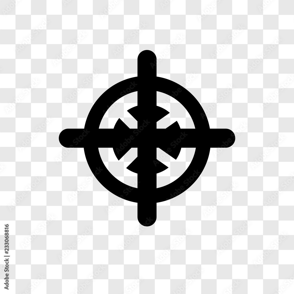 Target vector icon isolated on transparent background, Target transparency logo design Target vector icon isolated on transparent background, Target transparency logo design