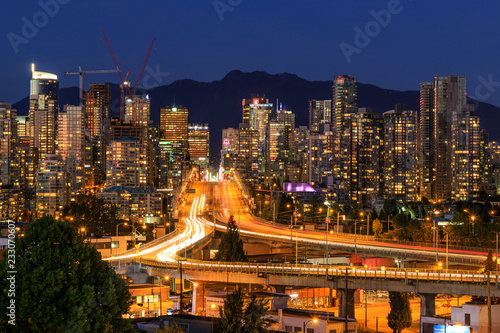 Vancouver At Dusk