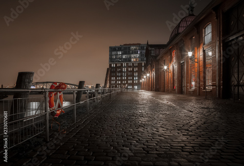 harbour at night