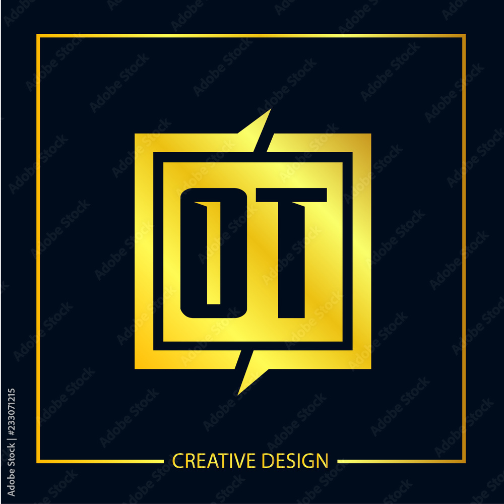 Initial Letter OT Logo template design Initial Letter OT Logo template design
