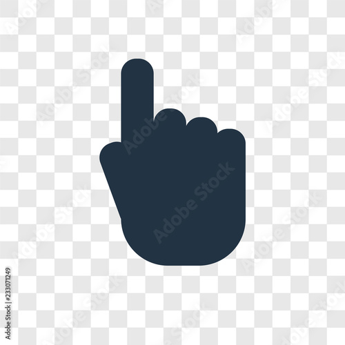 One God vector icon isolated on transparent background, One God transparency logo design