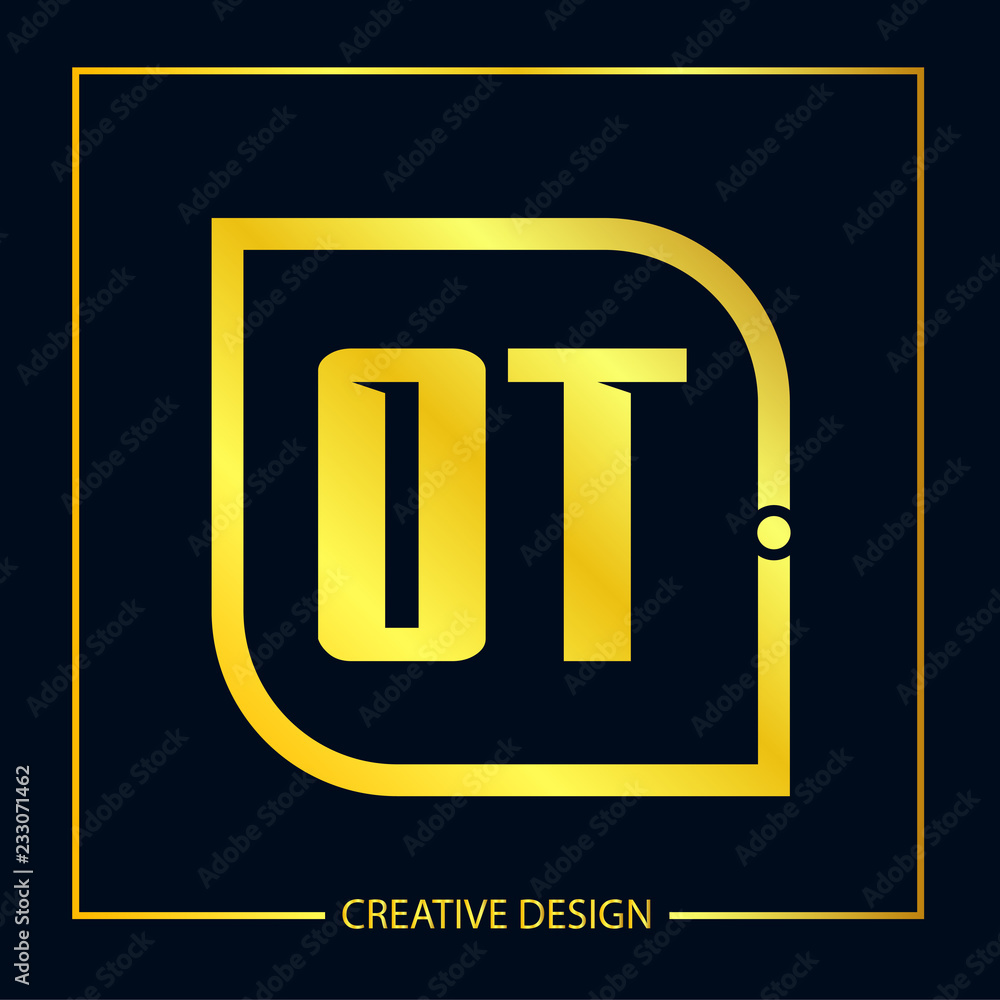 Initial Letter OT Logo template design Initial Letter OT Logo template design