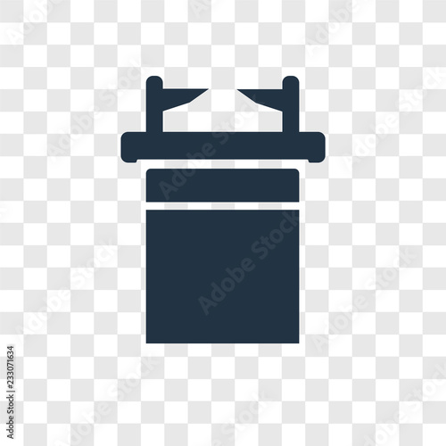 Ark of the Convenant vector icon isolated on transparent background, Ark of the Convenant transparency logo design