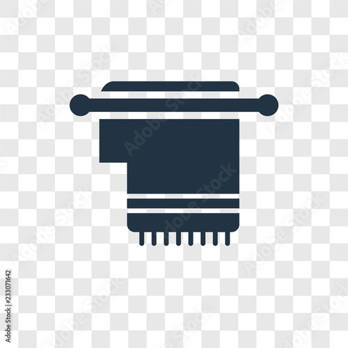 Tallit vector icon isolated on transparent background, Tallit transparency logo design