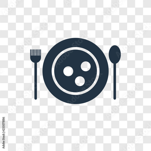 Matzo Ball Soup vector icon isolated on transparent background, Matzo Ball Soup transparency logo design