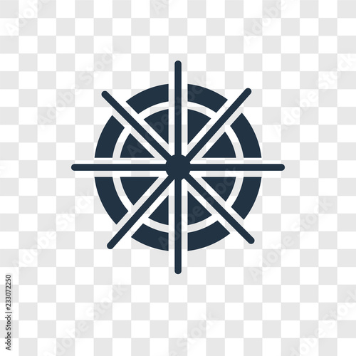Dharma vector icon isolated on transparent background, Dharma transparency logo design