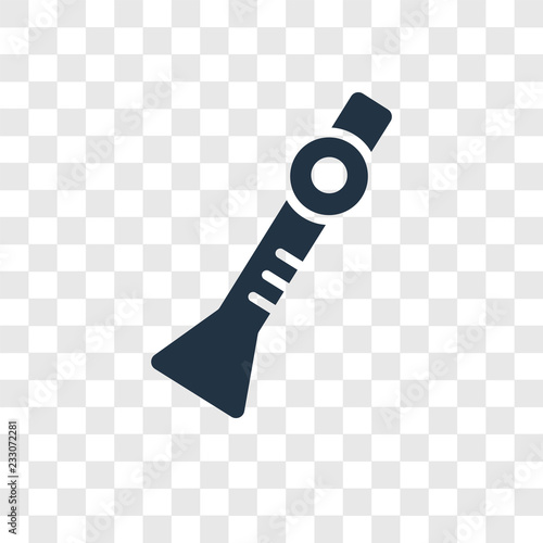 Shehnai vector icon isolated on transparent background, Shehnai transparency logo design