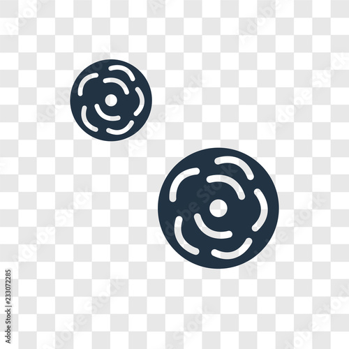 Flowers vector icon isolated on transparent background, Flowers transparency logo design