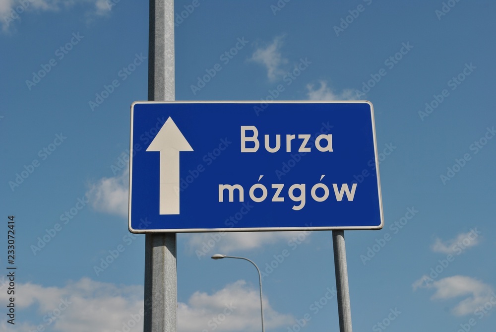 Obraz premium Burza mózgów