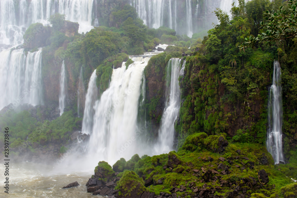 Iguassu Falls, the largest series of waterfalls of the world, Argentina Iguassu Falls, the largest series of waterfalls of the world, Argentina