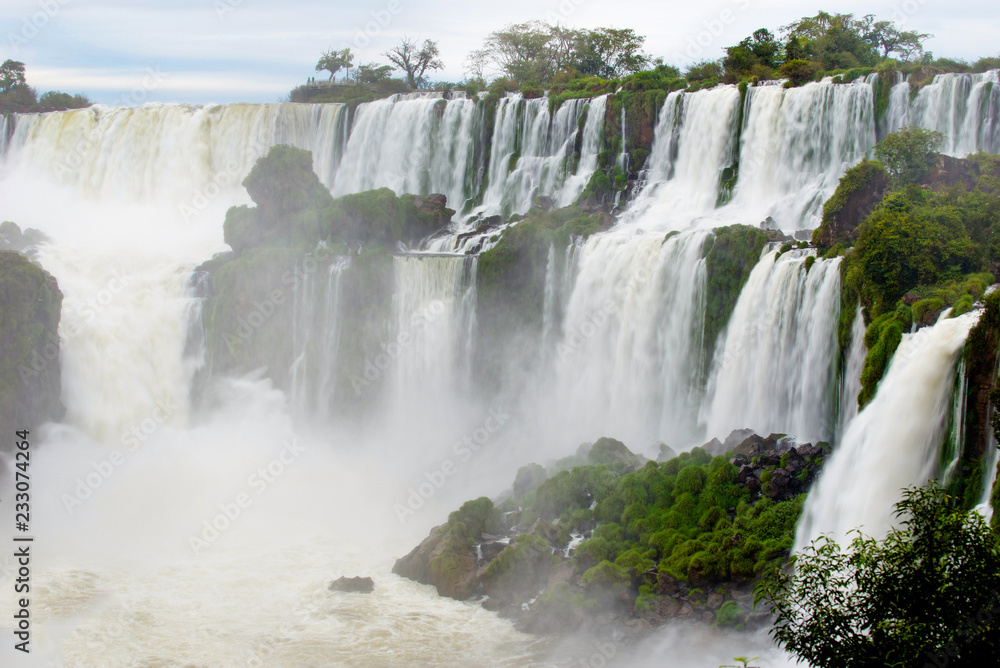 Iguassu Falls, the largest series of waterfalls of the world, Argentina