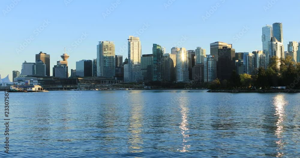 Skyline view of Vancouver, British Columbia 4K Skyline view of Vancouver, British Columbia 4K