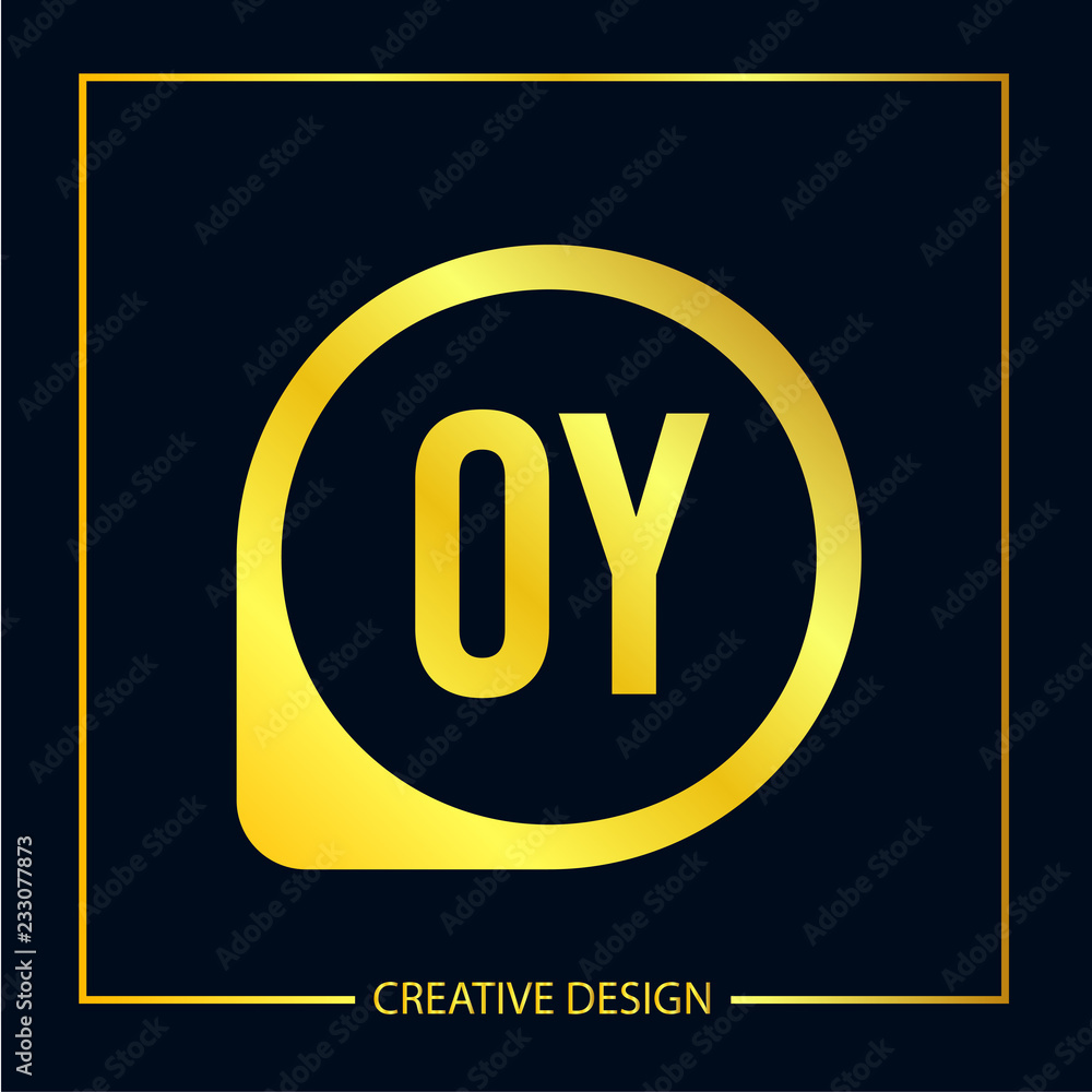 Initial Letter OY Logo template design Initial Letter OY Logo template design