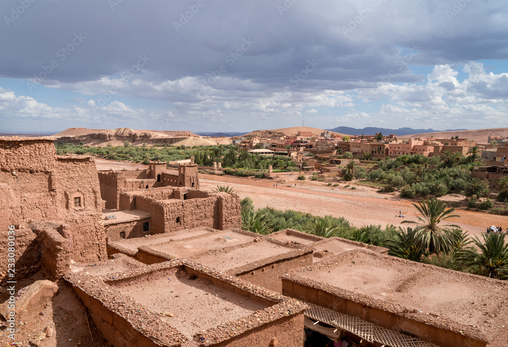 Kasbah Ait Ben Haddou and Riverbed‌
