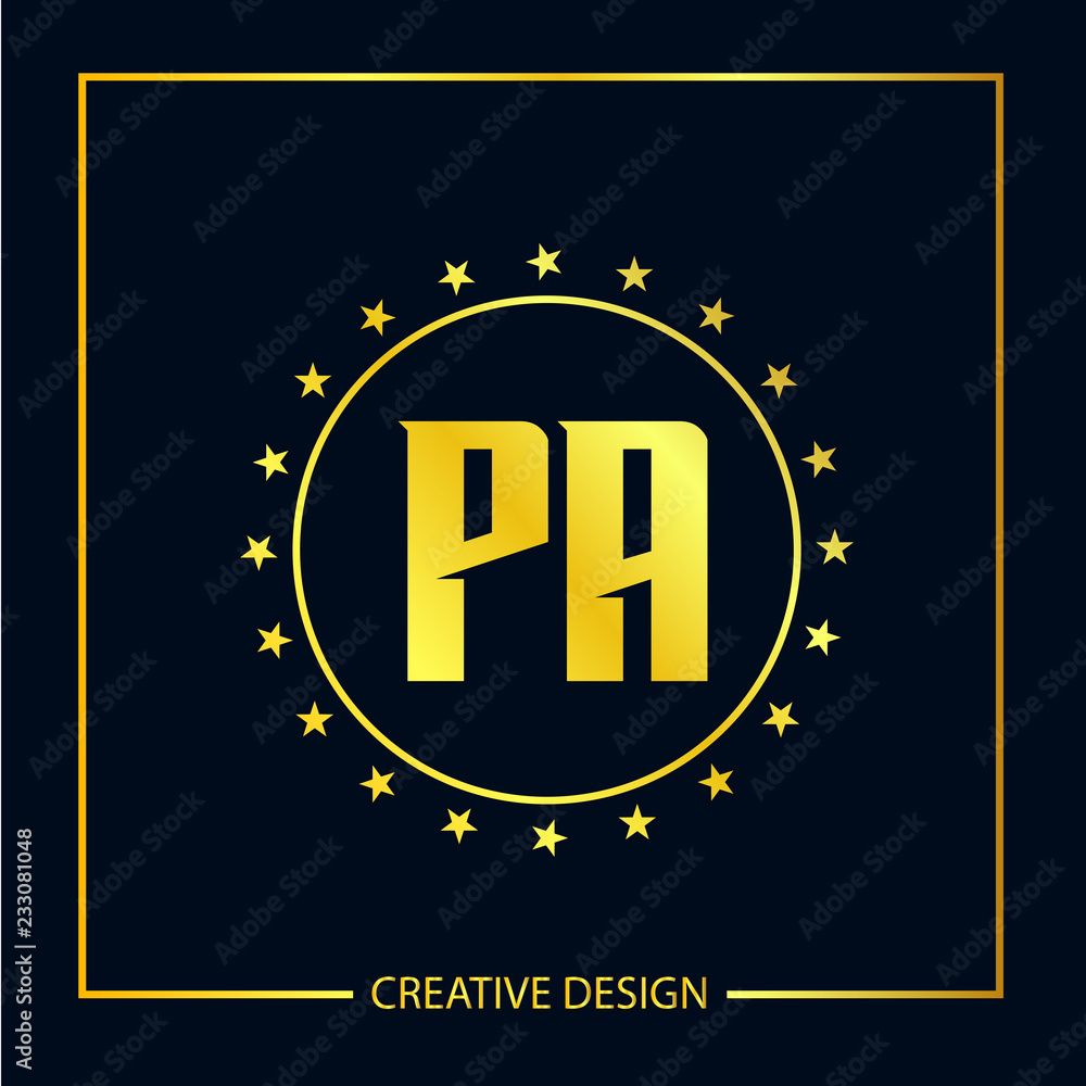 Initial Letter PA Logo Template Vector Design Initial Letter PA Logo Template Vector Design