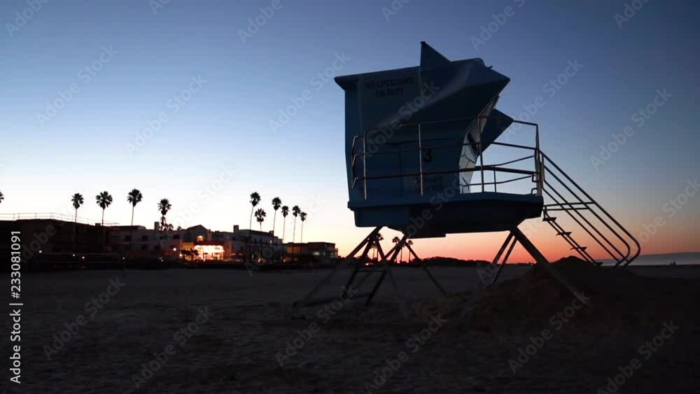 Pismo Beach Lifeguard Stand Sunrise Pismo Beach Lifeguard Stand Sunrise