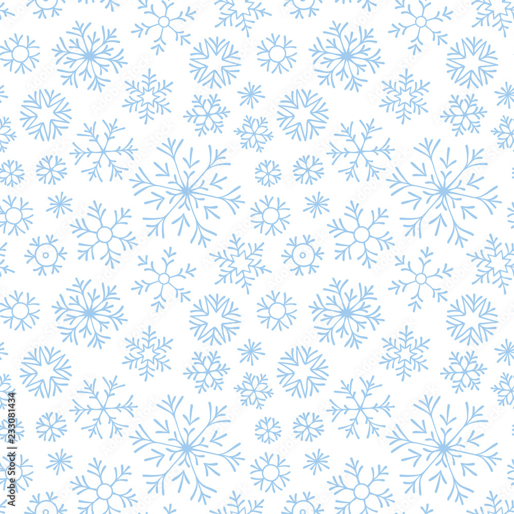 Christmas seamless doodle pattern Christmas seamless doodle pattern