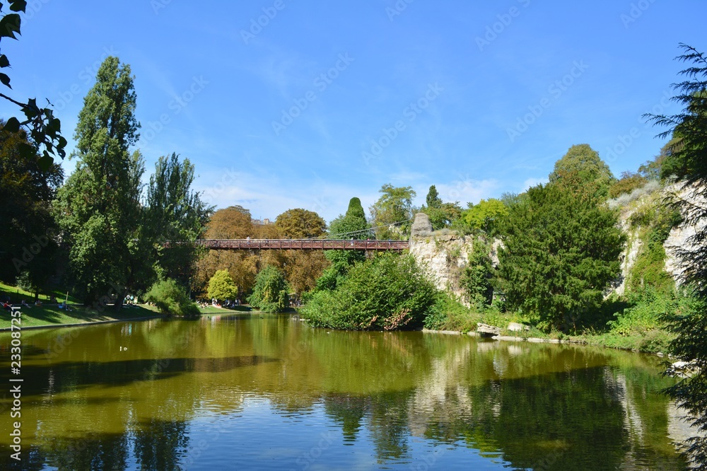 Fototapeta premium lake in park
