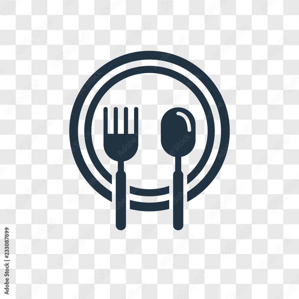 Food Vector Icon Isolated On Transparent Background Food Transparency Logo Design Stock Vector Adobe Stock