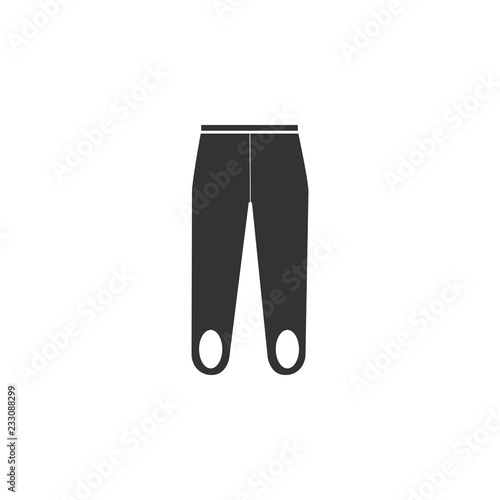 stirrup jeans icon. Element of jeans icon for mobile concept and web apps. Glyph stirrup jeans icon can be used for web and mobile