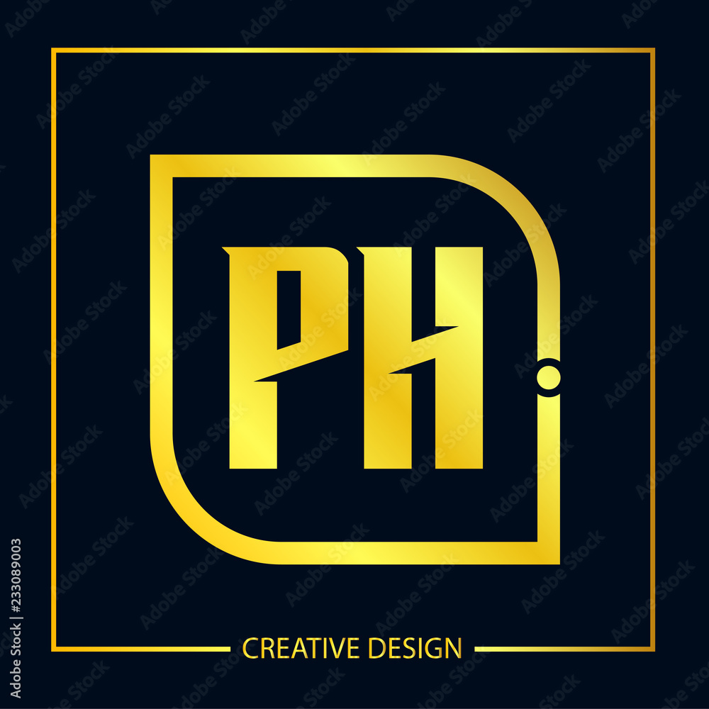 Initial Letter PH Logo Template Vector Design Initial Letter PH Logo Template Vector Design
