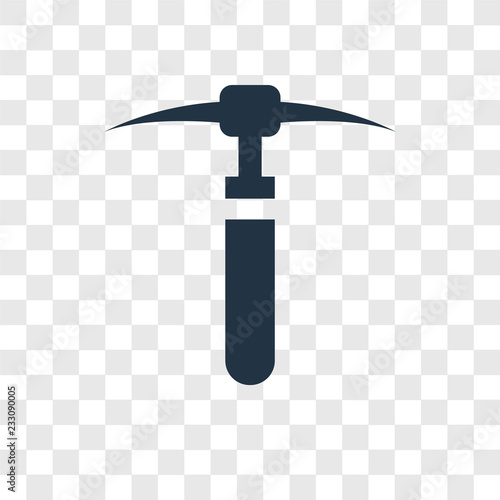 Pick vector icon isolated on transparent background, Pick transparency logo design