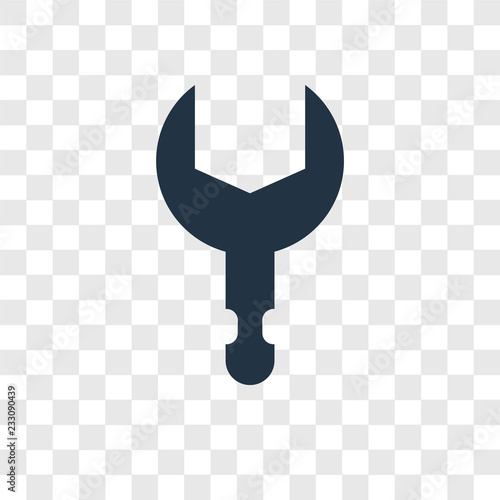 Tool vector icon isolated on transparent background, Tool transparency logo design