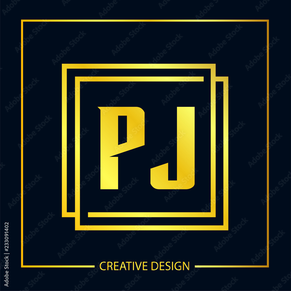 Initial Letter PJ Logo Template Vector Design Initial Letter PJ Logo Template Vector Design