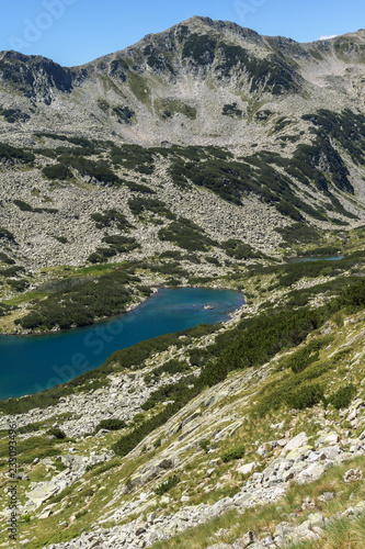 Panoramic Landscape with Dalgoto (The Long ) lake, Pirin Mountain, Bulgaria