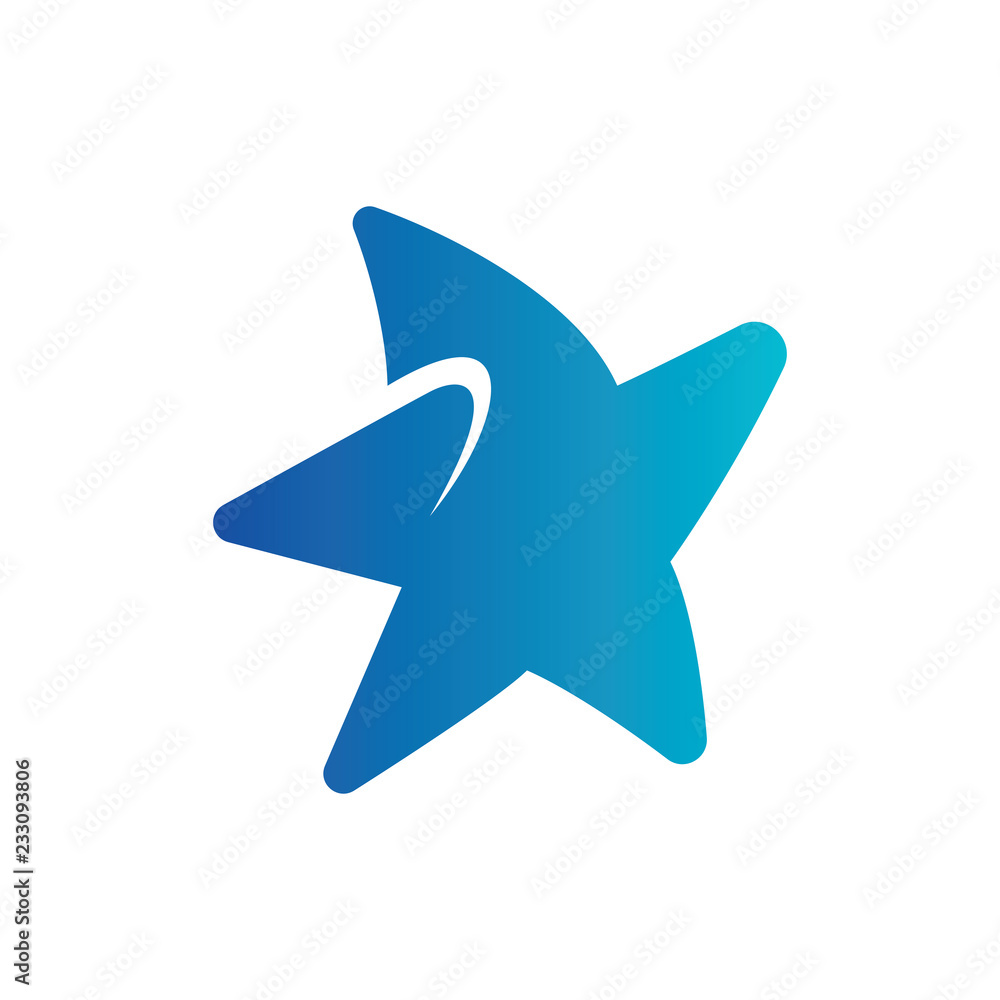 Logo star blue Logo star blue
