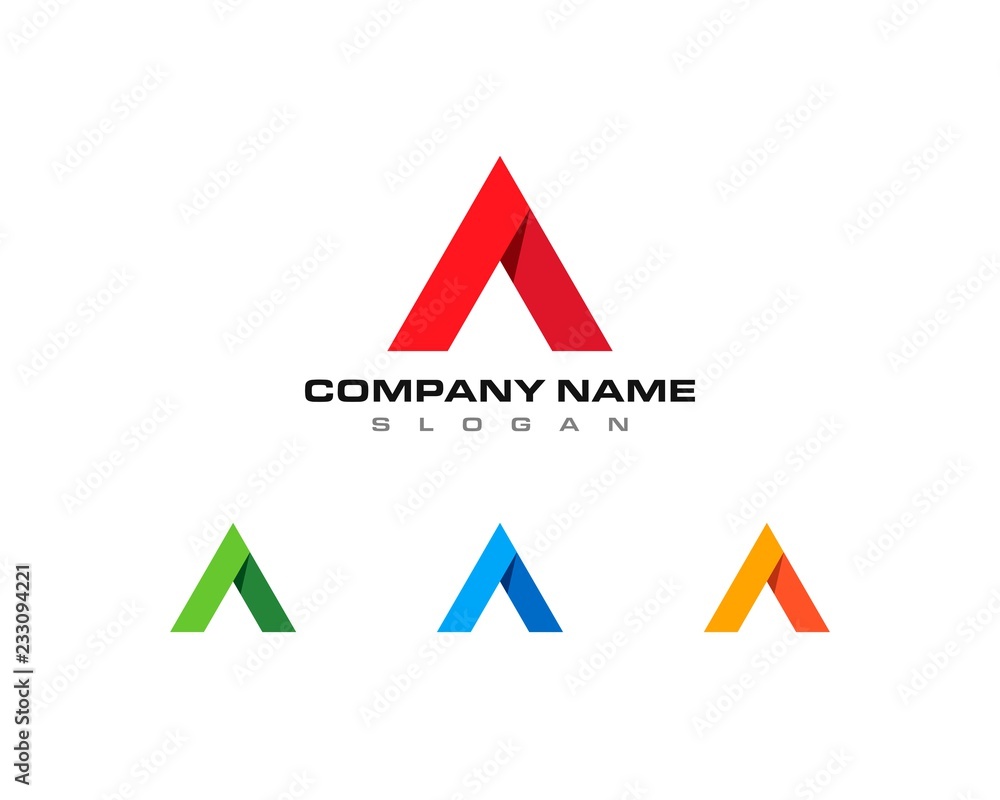 Business Arrow Letter A Logo Template Business Arrow Letter A Logo Template
