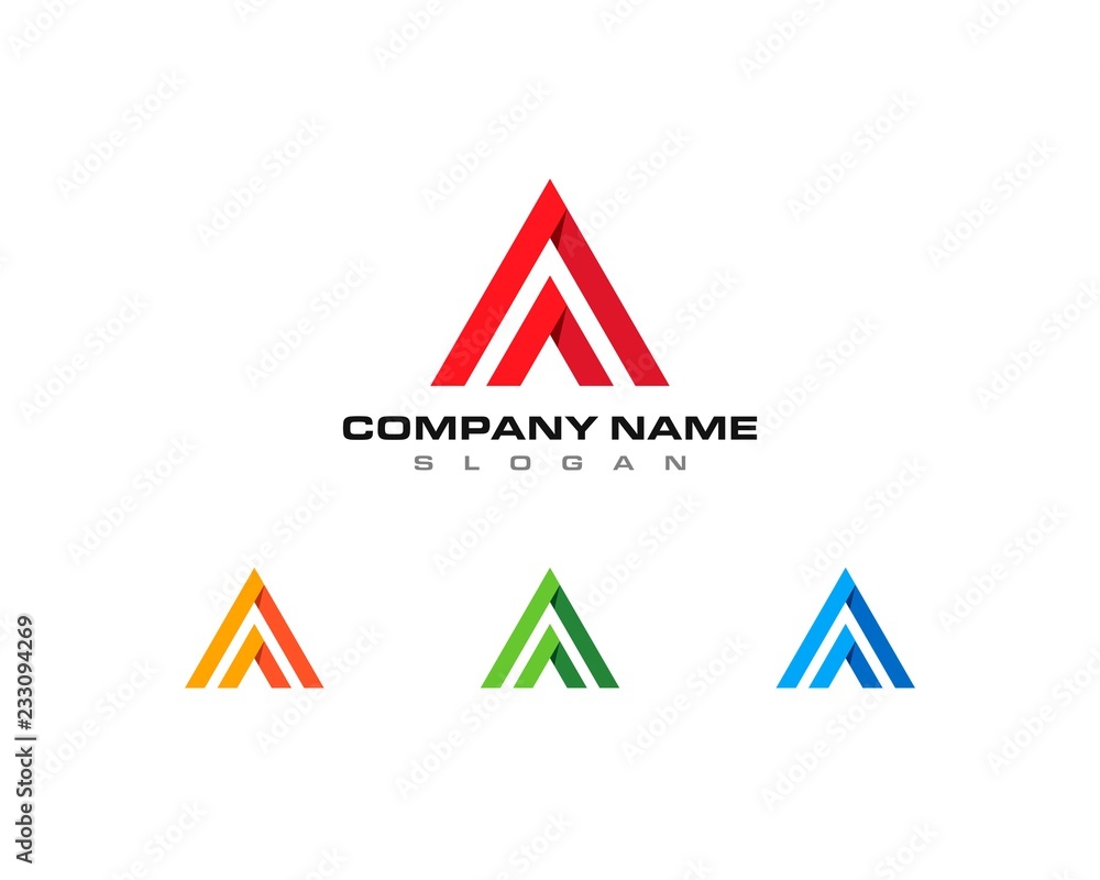 Business Arrow Letter A Logo Template Business Arrow Letter A Logo Template