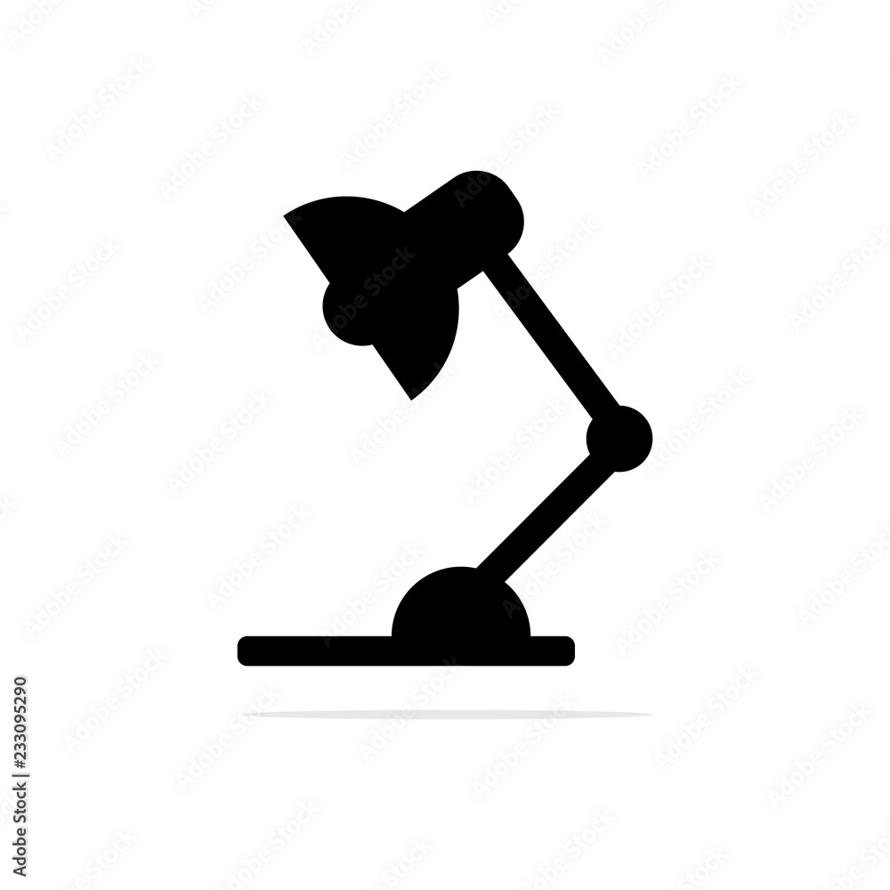 table lamp icon. Vector concept illustration for design. table lamp icon. Vector concept illustration for design.