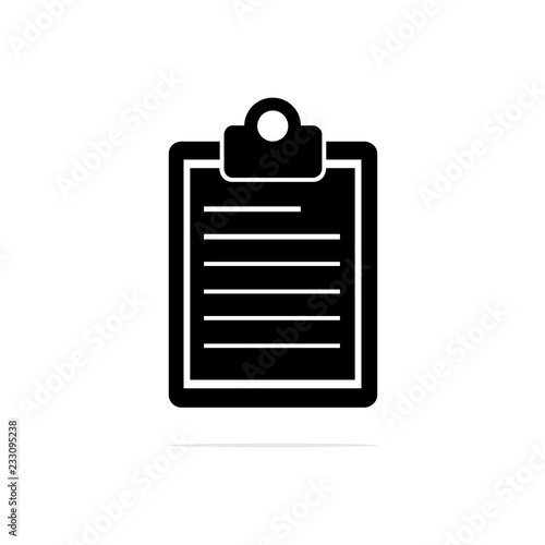 paste icon. Vector concept illustration for design.