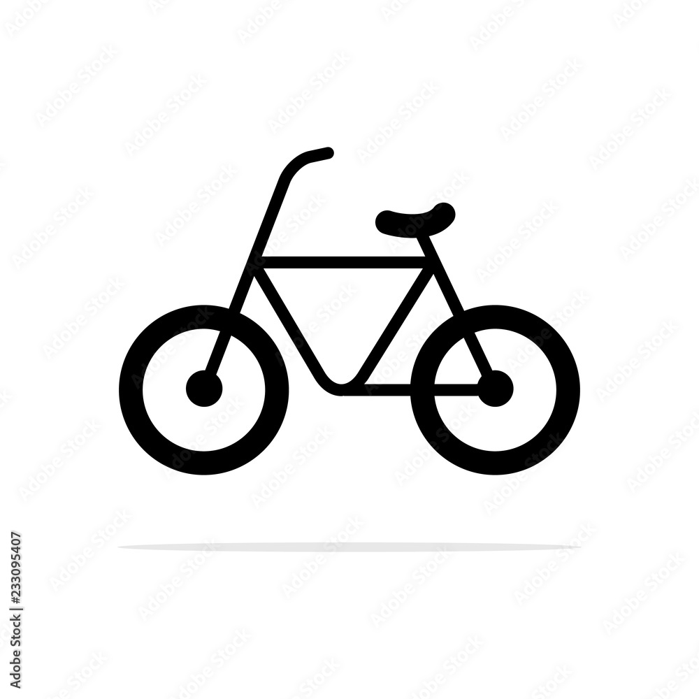 bicycle icon. Vector concept illustration for design. bicycle icon. Vector concept illustration for design.