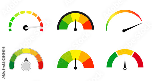 satisfaction meters scale set 