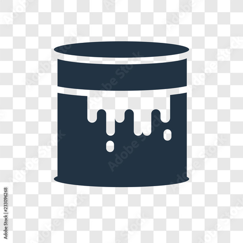 Barrel vector icon isolated on transparent background, Barrel transparency logo design