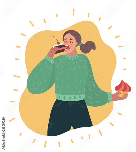 Sweet tooth lady