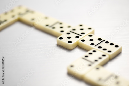 Playing Dominoes