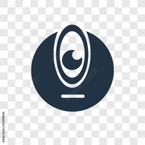 Cyclops vector icon isolated on transparent background, Cyclops transparency logo design