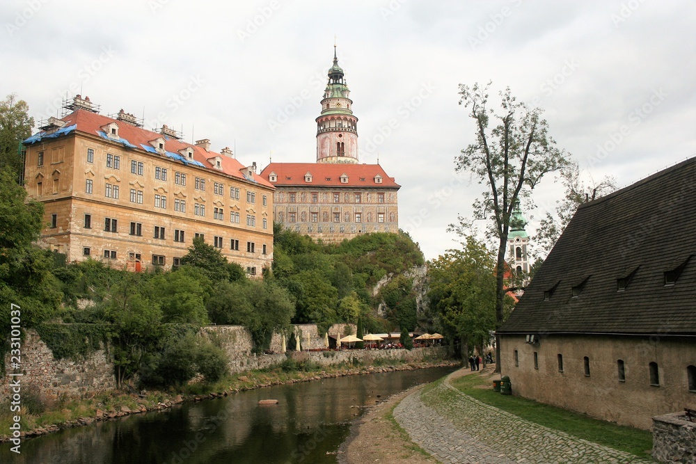 Czech, Cesky Krumlov, House, Travel, River