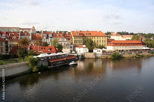 Czech, Prague, House, Travel, River