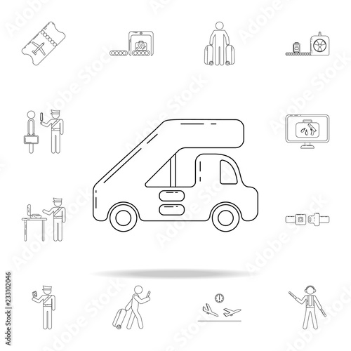 mobile gangway icon. Airport icons universal set for web and mobile