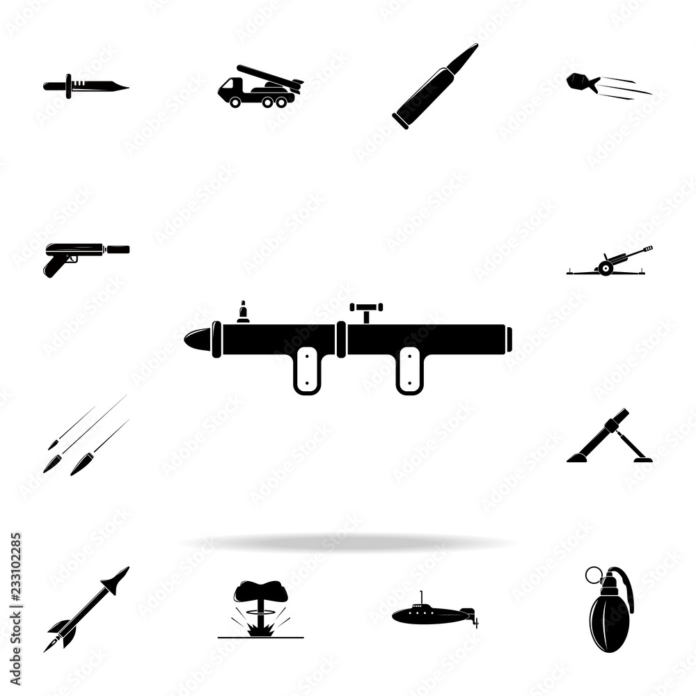 grenade launcher icon. Army & War icons universal set for web and mobile grenade launcher icon. Army & War icons universal set for web and mobile