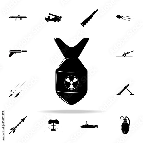nuclear bomb icon. Army & War icons universal set for web and mobile