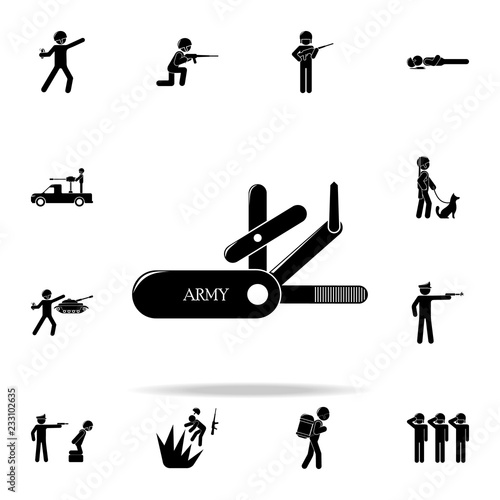 military knife icon. Army & War icons universal set for web and mobile