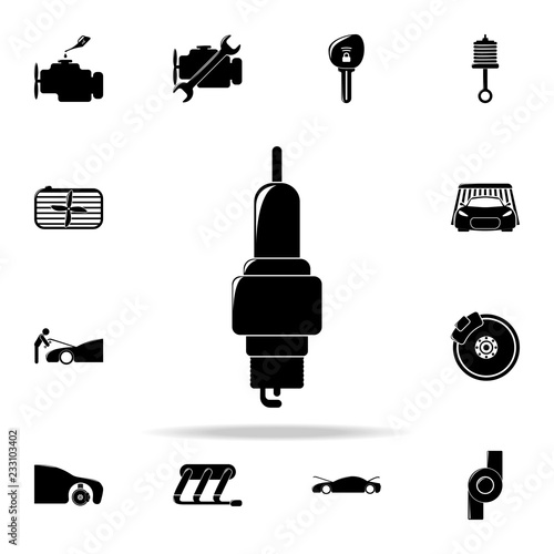 car candle icon. Cars service and repair parts icons universal set for web and mobile
