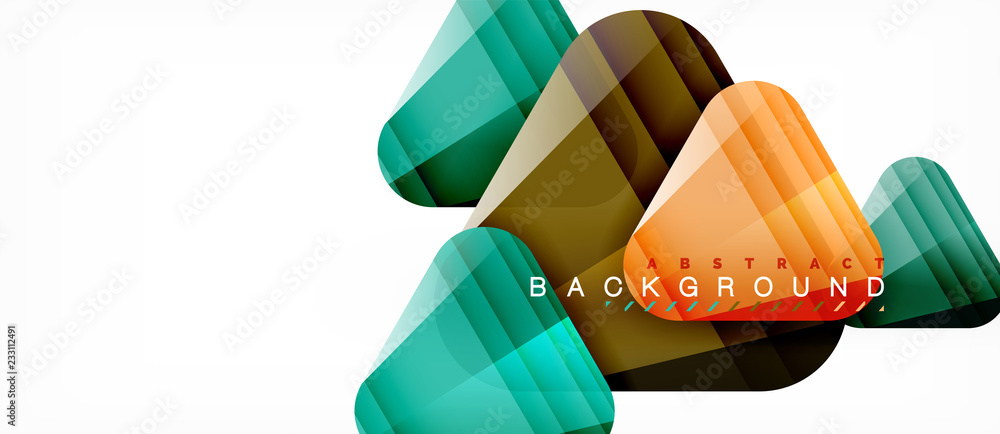 Geometric abstract background, triangles Geometric abstract background, triangles